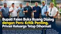 Bupati Falen Kebo Buka Ruang Dialog dengan Pers,Kritik Penting, Privasi Keluarga Tetap Dihormati