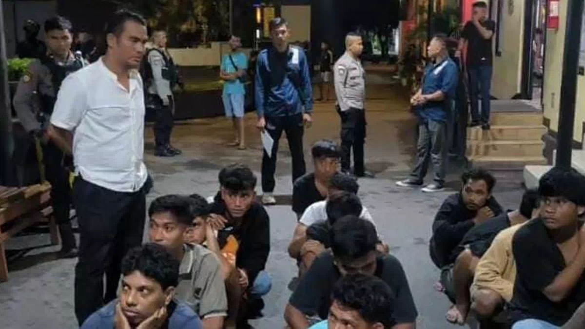 Polisi Gagalkan Tawuran Puluhan Pemuda di Oesapa Kupang, 24 Orang Diamankan