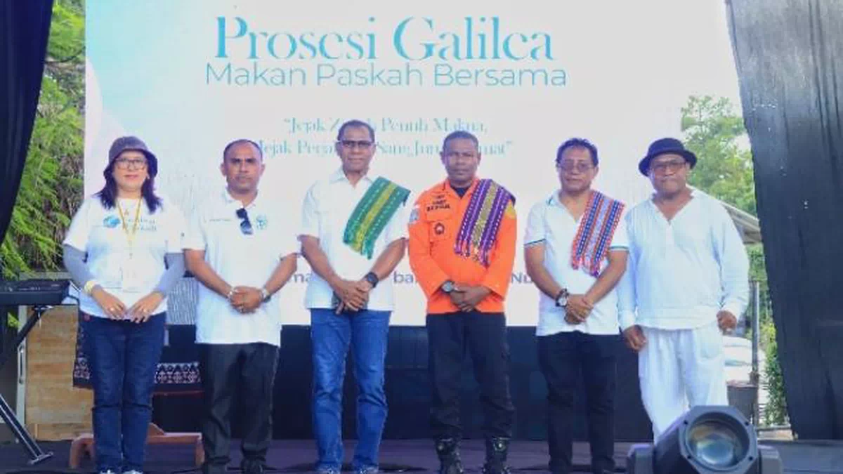 Ribuan Umat Padati Prosesi Galilea di Kupang, Wagub Johni Dorong Jadi Ikon Wisata Religi NTT