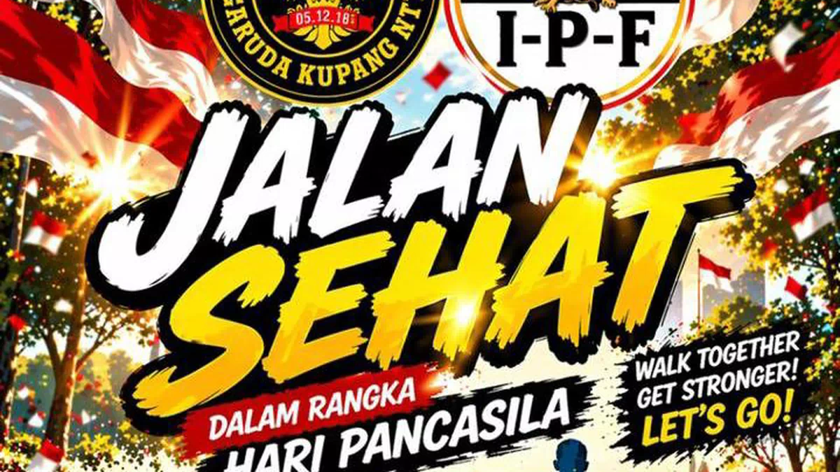 Semarak Hari Pancasila, Garuda Kupang dan Flotirosa Gelar Jalan Sehat Berhadiah Honda Scoopy