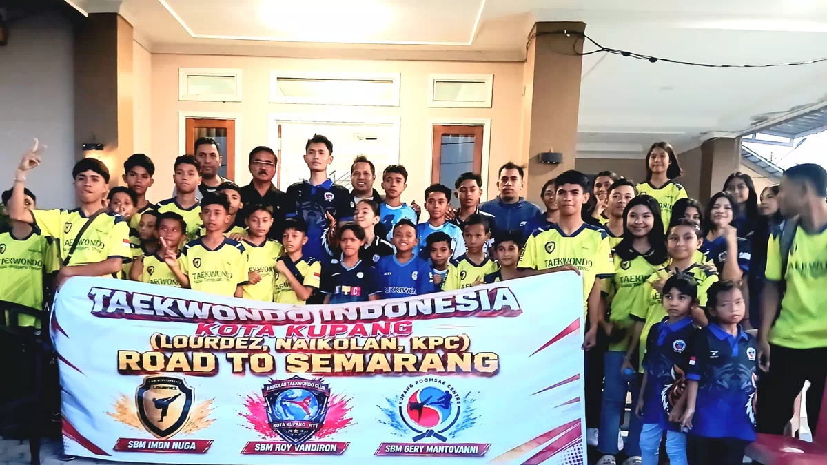 Dojang Lourders Dominasi Kontingen Kota Kupang, Kirim 32 Atlet ke Kejuaraan Taekwondo di Semarang