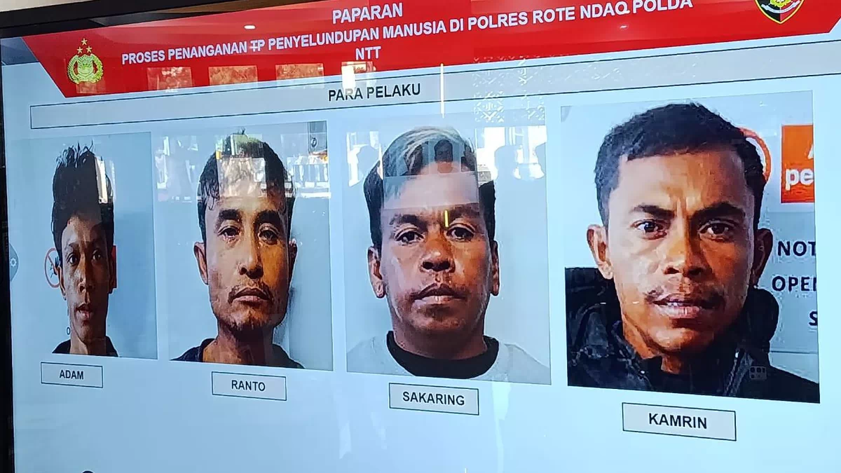 Empat Pelaku Penyelundupan WNA ke Australia Masih Buron, Polres Rote Ndao Sebar Foto DPO