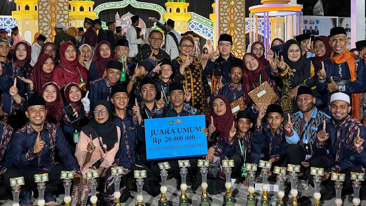 Wagub NTT Tutup MTQ XXXI di Nagekeo, Alor Juara Umum, Persaudaraan dan Toleransi Jadi Warisan Terbesar
