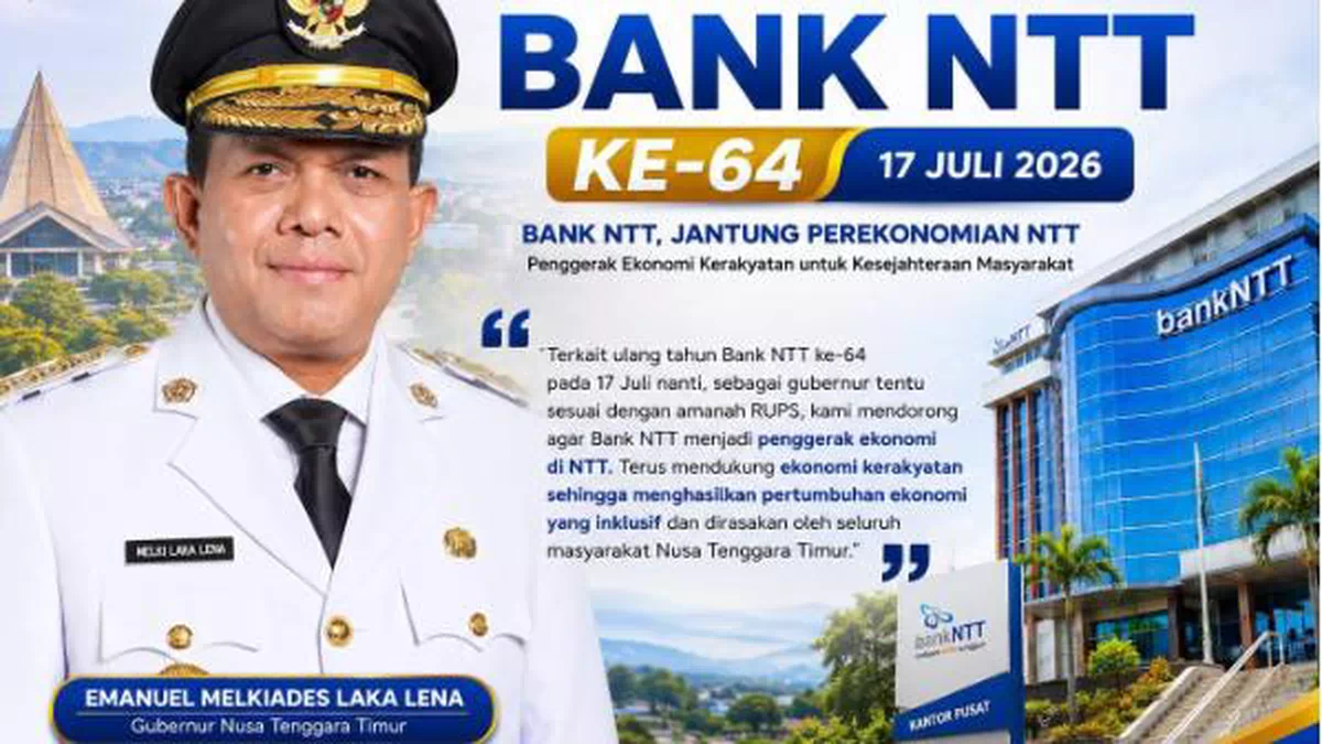 Jelang HUT ke-64, Gubernur Melki Minta Bank NTT Jadi Jantung Ekonomi Daerah & Kesejahteraan Rakyat