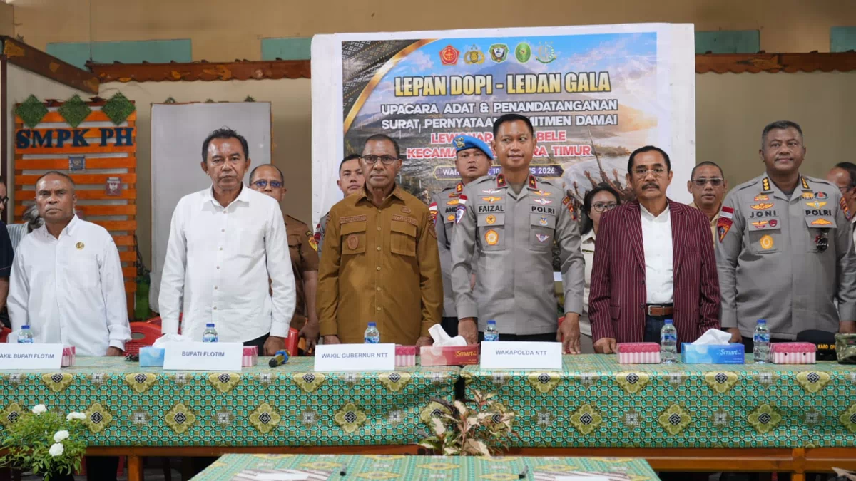 Wagub Johni Asadoma Pimpin Rekonsiliasi Damai Adonara, Konflik Agraria Berujung Kesepakatan