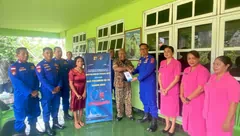 HUT ke-75, Ditpolairud Polda NTT Anjangsana ke Rumah Purnawirawan,Wujud Hormat kepada Para Senior