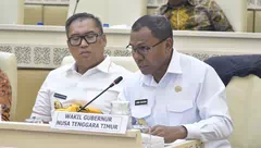 Wagub NTT Johni Asadoma Paparkan Masalah Perbatasan RI–RDTL di Komisi II DPR RI