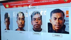 Empat Pelaku Penyelundupan WNA ke Australia Masih Buron, Polres Rote Ndao Sebar Foto DPO