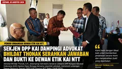 Sekjen DPP KAI Dampingi Advokat Bhildat Thonak Serahkan Jawaban dan Bukti ke Dewan Etik KAI NTT