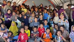 Kapolda NTT, Bencana Boleh Merusak Rumah, Jangan Biarkan Anak-Anak Kehilangan Harapan