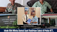 Ishak Rihi Minta Damai Saat Hadirkan Saksi di Polda NTT, Kuasa Hukum Bildat,Biarkan Proses Hukum Agar Terang