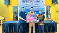 Bank NTT Serahkan KKI kepada Pemkab Manggarai, Dua OPD Jadi Percontohan